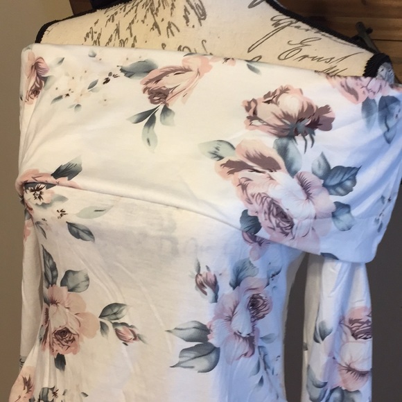 StarMomee Tops - StarMomee Cold Shoulder  Maternity Top - One XXL